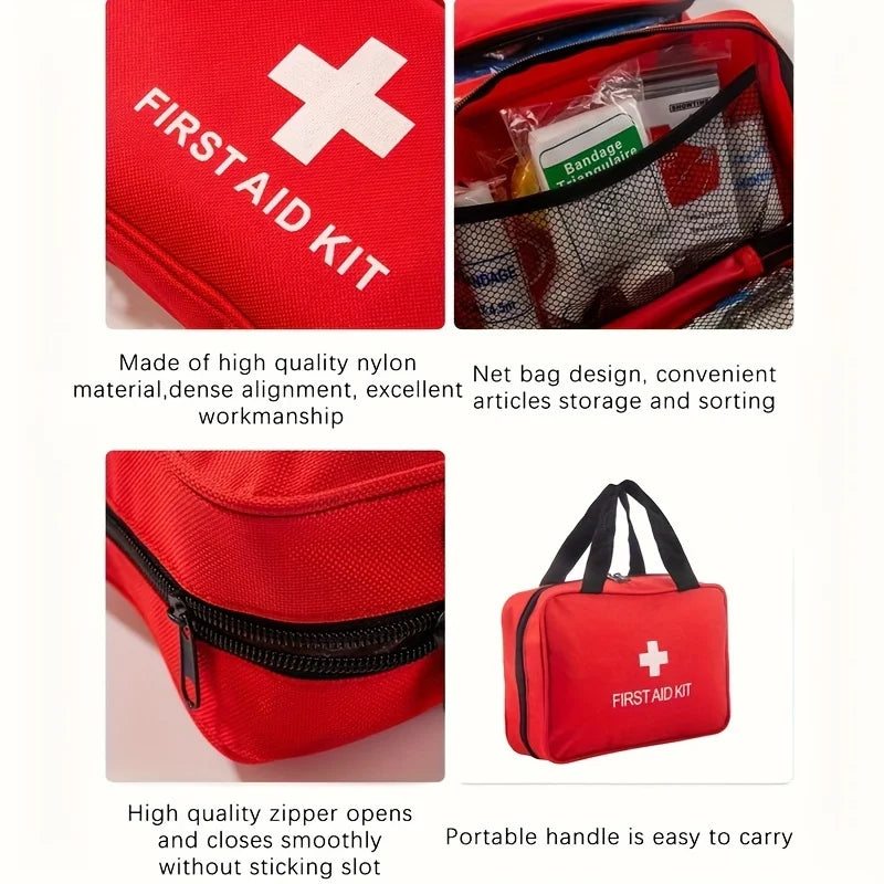210pcs First Aid Kit – All-Purpose Emergency Medical Bag